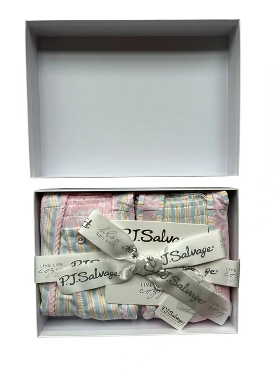 PJ Salvage Mix & Match Floral & Stripe Gift Set in Box NWT Size XL - Picture 8 of 9